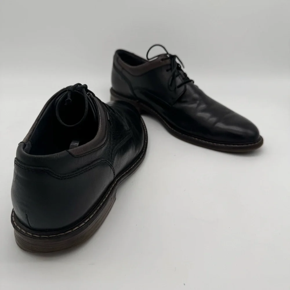 Josef Seibel Earl Black Leather Oxford Size 45/11-11.5